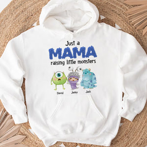 Personalized Gifts For Mom Shirt Just A Mama Raising Little Monsters 03qhtn080324 - 2D Shirts - GoDuckee