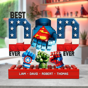 Best Super Dad Acrylic Plaque - Personalized Gifts For Father 01OHPU160525 - Shaped Plaques - GoDuckee