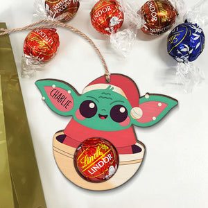 Cute Chocolate Holder, Personalized Wood Ornament, Unique Christmas Gifts, Christmas Tree Decorations, 07qhqn251123 - Ornament - GoDuckee