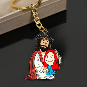 Personalized Gifts For Christians, Jesus Love 03qhqn040125hg - Keychains - GoDuckee