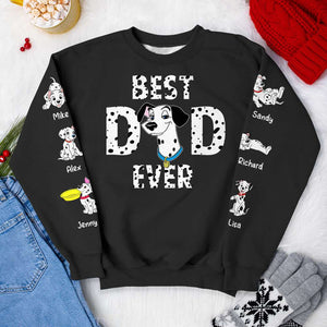 Best Dad Ever, Gift For Father, Personalized Shirt, Dalmatian Kids Shirt, Christmas Gift 04NAHN061023 - AOP Products - GoDuckee