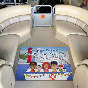 Personalized Gifts For Family Doormat Happy Family In Cruise Ship 03XQLU150125HH - Doormat - GoDuckee
