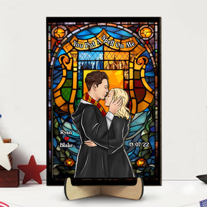 Personalized Gifts For Wizard Couple Layers Wood Sign You Put A Spell On Me 04HUDT050224TM - Wood Signs - GoDuckee