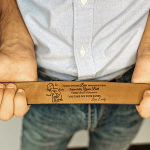 Personalized Gifts For Husband, Boyfriend Secret Message Men's Belt 02natn200524 Father's Day - Belts - GoDuckee