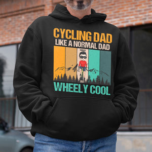 Wheely Cool Cycling Dad Personalized Shirt Gift For Cycling Lover Dad - Shirts - GoDuckee
