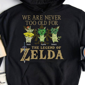 Gaming Lover Never Too Old 022acqn120623 Personalized Shirt - Shirts - GoDuckee