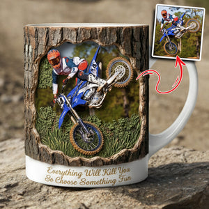 Motocross Coffee Mug - Custom Photo Gifts 05hulu311225 - Coffee Mug - GoDuckee