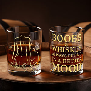 The Best Mood Round Glass - Personalized Gifts For Couples 03NALU221125 - Glass - GoDuckee