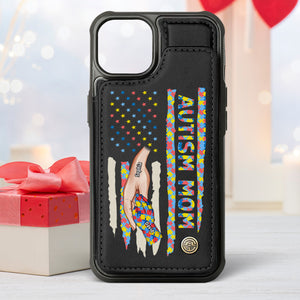 Personalized Gifts For Autism Parents Leather Flip Wallet Phone Case 02tgtn220225tm - Phone Case - GoDuckee