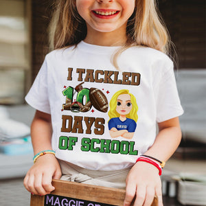 Personalized Gifts For Kids Shirt 02katn040125hg I Tackled 100 Days Of School - Shirts - GoDuckee