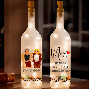 Personalized Gifts For Mom Daughter Bottle Lamp Like Mother Like Daughter 03NADT130225PA - Bottle Lamp - GoDuckee
