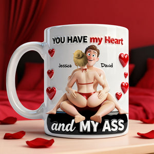 Naughty Couples Coffee Mug - Personalized Gifts For Couples 04ohlu200126 - Coffee Mug - GoDuckee