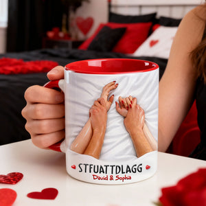 Naughty Together Couple Coffee Accent Mug - Personalized Gift For Couple 03HULU270126 - Coffee Mug - GoDuckee