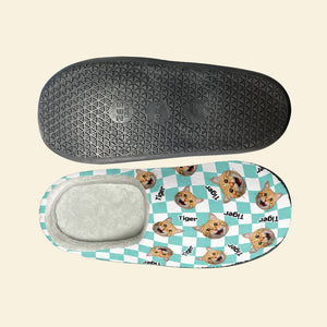 Custom Pet Face Home Slippers, Gift For Cat Lovers, Dog Lovers - Shoes - GoDuckee