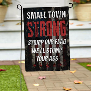 Small Town Strong, House Flag, 06ACQN270723-01 - Flag - GoDuckee
