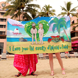 Personalized Gifts For Couple Beach Towel 01KADT020724HG - Beach Towel - GoDuckee