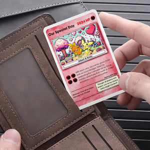 Personalized Gift For Couple Aluminum Wallet Card Game Characters 01OHQN051224 - Wallet Card - GoDuckee