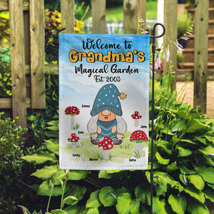 Personalized Gifts For Grandma Garden Flag 01HTMH260324 Mother's Day - Garden Flag - GoDuckee