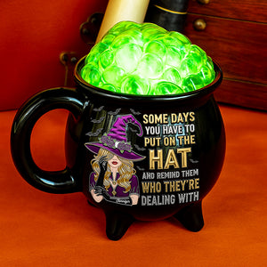 Sassy Witch Cauldron Mug – Personalized Halloween Gifts For Witch Lovers 01ohqn040925 - Cauldron Mug - GoDuckee