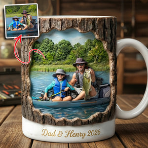 Fishing Coffee Mug Custom Photo Gifts For Fishing Lovers 03HULU311225 - Coffee Mug - GoDuckee