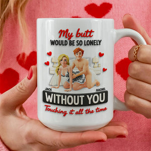 Naughty Couple Coffee Mug - Personalized Gifts For Couple Coffee Mug 01HUTA181125 - Coffee Mug - GoDuckee