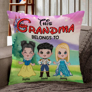 Personalized Grandma Square Pillow CC-05NATN040823HA - Pillow - GoDuckee