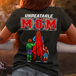 Personalized Gifts For Mom Shirt 04ohqn060125pa Unbeatable Mom - Shirts - GoDuckee