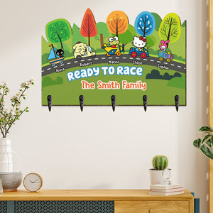 Personalized Wood Key Hanger Gifts For Family 04KADT100624 - Wood Sign - GoDuckee