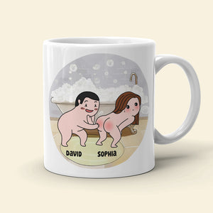 Love You And Your Tooty Booty-Gift For Couple-Personalized Coffee Mug-Funny Couple - Coffee Mug - GoDuckee