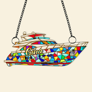Cruise Suncatcher Ornament Personalized Gifts for Cruise Lovers 02PGDT300725 - Ornament - GoDuckee