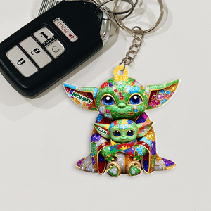 Personalized Gifts For Mom Keychain 01tgpu240325 Galaxy Character - Keychains - GoDuckee
