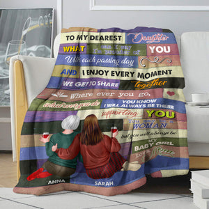 You May Be A Woman But You Will Always Be My Baby Girl-Personalized Blanket-02nalh301122tm - Blanket - GoDuckee