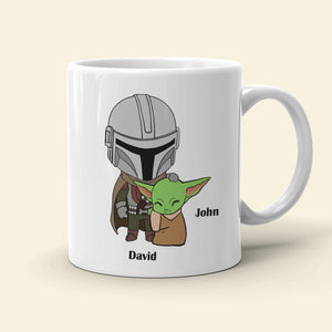 Gift For Grandchild Personalized Grandpa Coffee Mug 05HTTN280723HH - Coffee Mug - GoDuckee