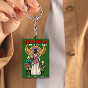 Personalized Gifts For Mom Boss Keychain 01QHMH170424HG Mother's Day - Keychains - GoDuckee