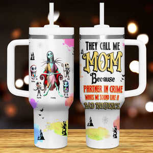 Personalized Gifts For Mom Tumbler Mother's Day Partner In Crime 03OHMH120325 - Tumbler Cup - GoDuckee