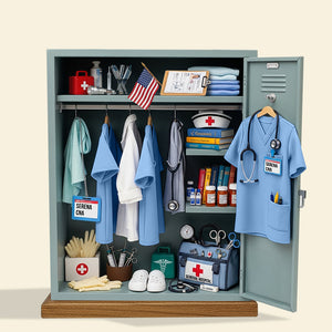 Nurse Personal Locker Acrylic Plaque Personalized Gifts For Nurse 05qhdt050625 - Shaped Plaques - GoDuckee