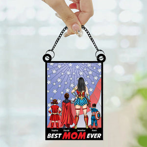 Personalized Gifts For Mom Suncatcher Window Hanging Ornament 07toqn240424pa Mother's Day - Ornaments - GoDuckee