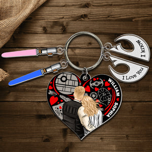 Personalized Gifts For Couple Keychain 03NADT060624HH - Keychains - GoDuckee