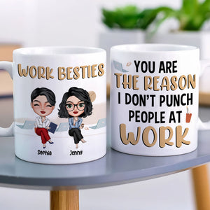 Exceptional Coworker, Best Work Friend, Personalized Coffee Mug, Perfect Gifts For Coworker - Coffee Mug - GoDuckee