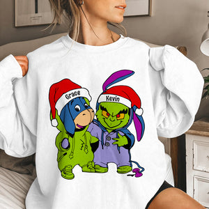 Gift For Couple, Friends, Personalized Shirt, Cartoon Christmas Costume Shirt, Christmas Gift 03ACDT301023 - Shirts - GoDuckee