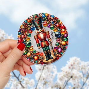 Personalized Colorful Nutcracker Suncatcher Ornament 65ACQN290824 - Ornament - GoDuckee