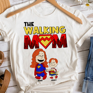 Personalized Gifts For Mom Shirt 02ohtn210325pa The Walking Mom - Shirts - GoDuckee