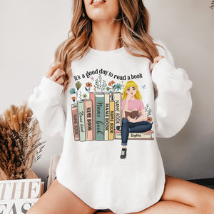 Personalized Gifts For Book Lovers Shirt 03xqtn030125pa It's A Good Day To Read A Book - Shirts - GoDuckee