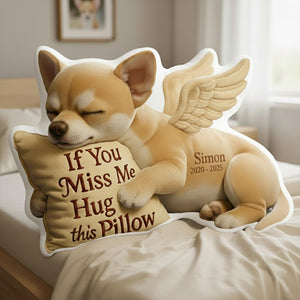 Dog Memorial Custom Shaped Pillow - Custom Photo Gifts For Dog Lover 04TGLU081125 - Pillow - GoDuckee