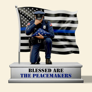 Police Honoring Acrylic Plaque Personalized Gifts For Police 02OHDT100625 - Shaped Plaques - GoDuckee