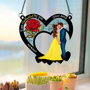 Personalized Gifts For Couples Suncatcher Window Hanging Ornament 03htpu170524pa - Ornaments - GoDuckee