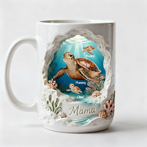 Sea Turtle Coffee Mug - Personalized Gifts For Mother 04todt090226 - Coffee Mug - GoDuckee