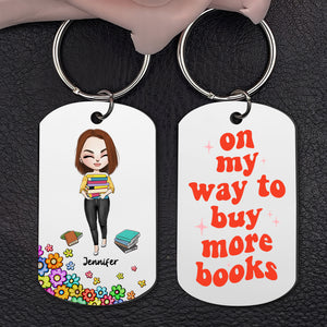 Personalized Gifts For Book Lovers Keychain To Buy More Books - Keychains - GoDuckee