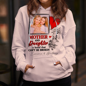 Mother And Daughter A Bond That Can't Be Broken, Personalized Shirt, Gifts For Mom - Shirts - GoDuckee
