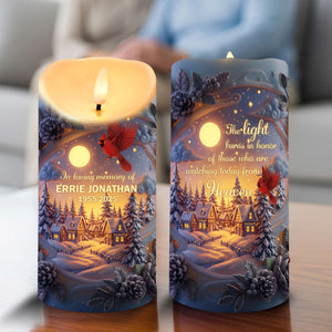 Cardinal From Heaven LED Candle - Personalized Memorial Keepsake For Loved Ones 02QHLU060925 - Led Candle - GoDuckee